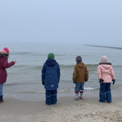 Reha Usedom Kinder am Strand